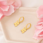 925 Sterling Silver Elephant Earrings