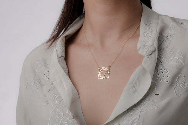 925 Sterling Silver Root Chakra Necklace