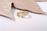 925 Sterling Silver Personalized Name Ring With Birthstone