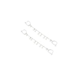 925 Sterling Silver Threader Double Hole Earrings(Zi̇nci̇ri̇ Cs40108)