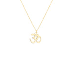 925 Sterling Silver Om Necklace