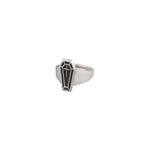 925 Sterling Silver Coffin Ring