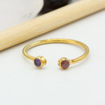 925 Sterling Silver Birth Stone Ring