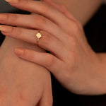 925 Sterling Silver Yonca Ring