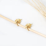 925 Sterling Silver Catholic Cross Stud Earring