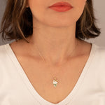 925 Sterling Silver Yeşil Hello Kitty