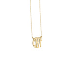925 Sterling Silver Monogram Necklace