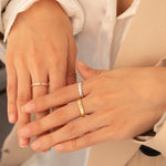 925 Sterling Silver Name Rings 3Mm