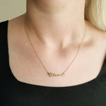 925 Sterling Silver Handwriting Name Necklace