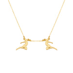 925 Sterling Silver Dancer Necklace