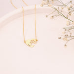 925 Sterling Silver Paw Heart Necklace