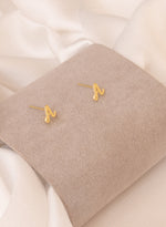 925 Sterling Silver Initial Studs
