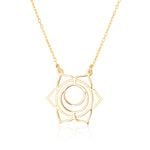 925 Sterling Silver Sacral Chakra Necklace