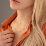 925 Sterling Silver Personalised Initial Name Necklace 50 Force Chain (Halley)