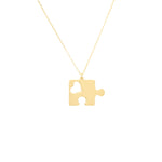 925 Sterling Silver Personalized Puzzle Necklace