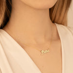 925 Sterling Silver Name Necklace Old London