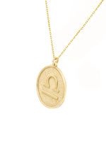 925 Sterling Silver Zodiac Coin Necklace
