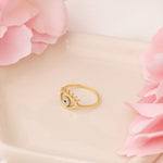 925 Sterling Silver Evil Eye Ring