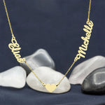 925 Sterling Silver Personalized Multiple Name Necklace