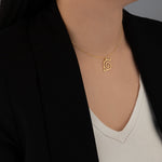925 Sterling Silver Anime Necklace