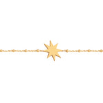 925 Sterling Silver Star Anklet