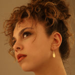 925 Sterling Silver Double Triangle Drop Earrings