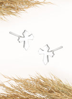 925 Sterling Silver Tiny Cross Earring