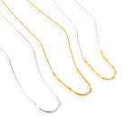925 Sterling Silver Morse Code Necklace