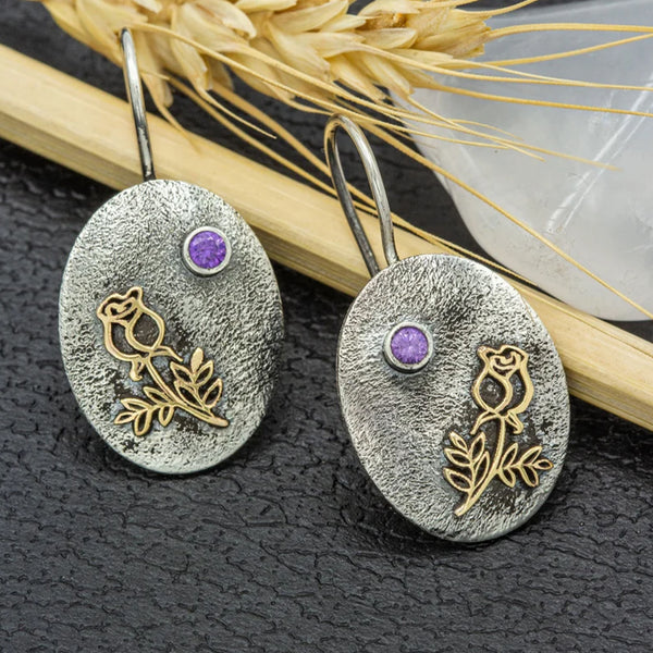 925 Sterling Silver Handmade Birth Flower Necklace