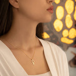 925 Sterling Silver Female Symbol Necklace