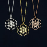 925 Sterling Silver Six Leaf Clover Necklace