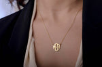 925 Sterling Silver Monogram Necklace
