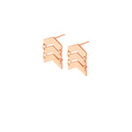 925 Sterling Silver Chevron Arrow Earring