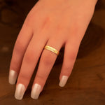 925 Sterling Silver Personalized Embossed Name Ring