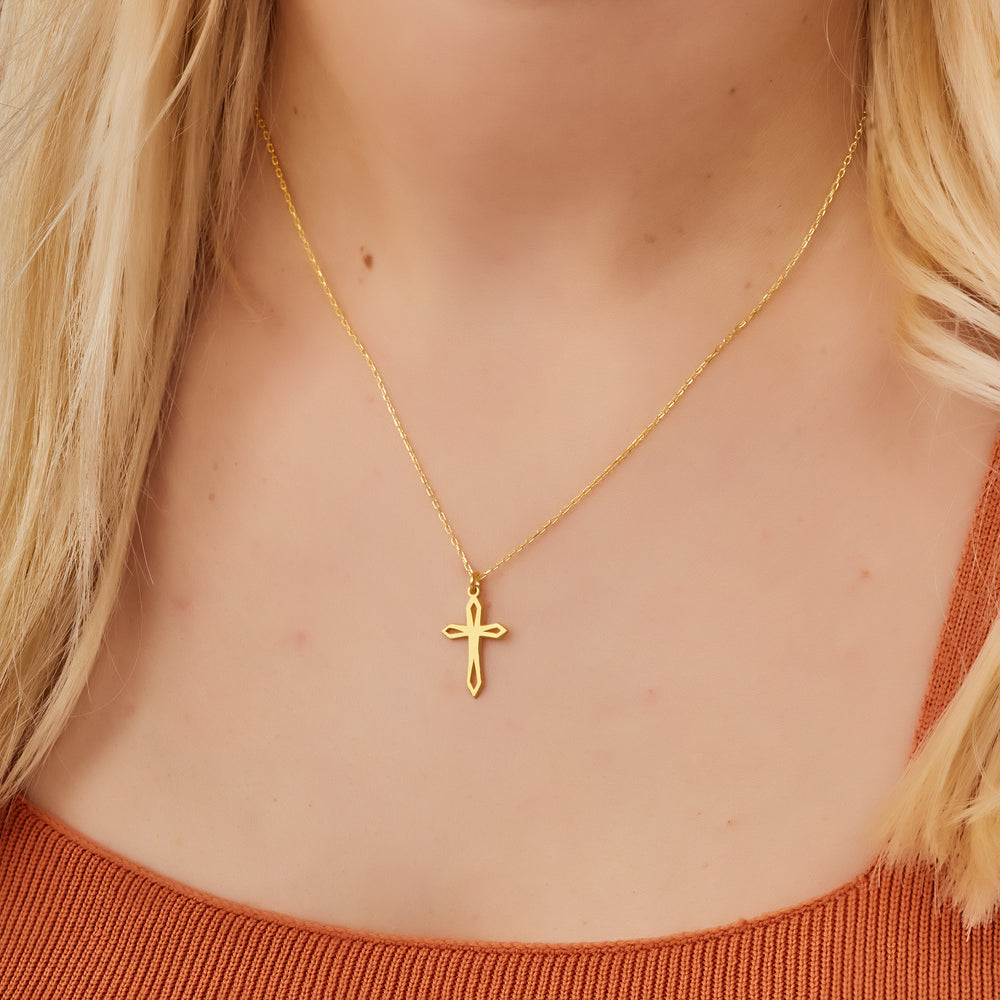 925 Sterling Silver Cross Necklace
