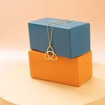 925 Sterling Silver Trinity Knot Necklace