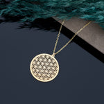 925 Sterling Silver Flower Of Life Necklace