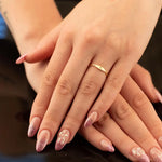 925 Sterling Silver Initial Bar Ring