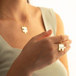 925 Sterling Silver Personalized Puzzle Necklace