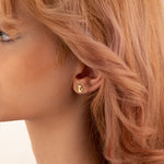 925 Sterling Silver Cat Studs
