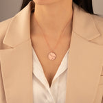 925 Sterling Silver Cracked Kintsugi Necklace
