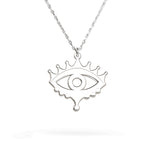 925 Sterling Silver Evil Eye Necklace
