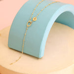 925 Sterling Silver Intermittent Bead Chain Necklace With Heart