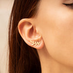 925 Sterling Silver Branch Earrings
