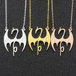 925 Sterling Silver Iron Fist Logo Necklace