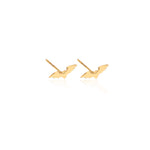 925 Sterling Silver Stud Bat Earrings