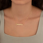 925 Sterling Silver Disney Name Necklace
