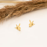 925 Sterling Silver Playboy Bunny Studs