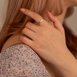 925 Sterling Silver Initial Ring