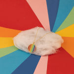 925 Sterling Silver Circle Queer Flag Necklace